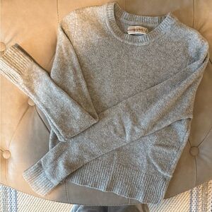 Cozy Gray Fitted Sweater